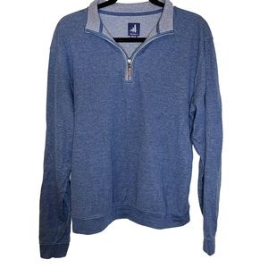 Johnnie-O Sully 1/4 Zip Pullover, Helios Blue, M, Used Very Good, Style JMKO1460